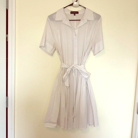 Eloquii Dresses & Skirts - White Eloquii shirt dress